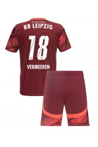 RB Leipzig Arthur Vermeeren #18 Babytruitje Uit tenue Kind 2024-25 Korte Mouw (+ Korte broeken)